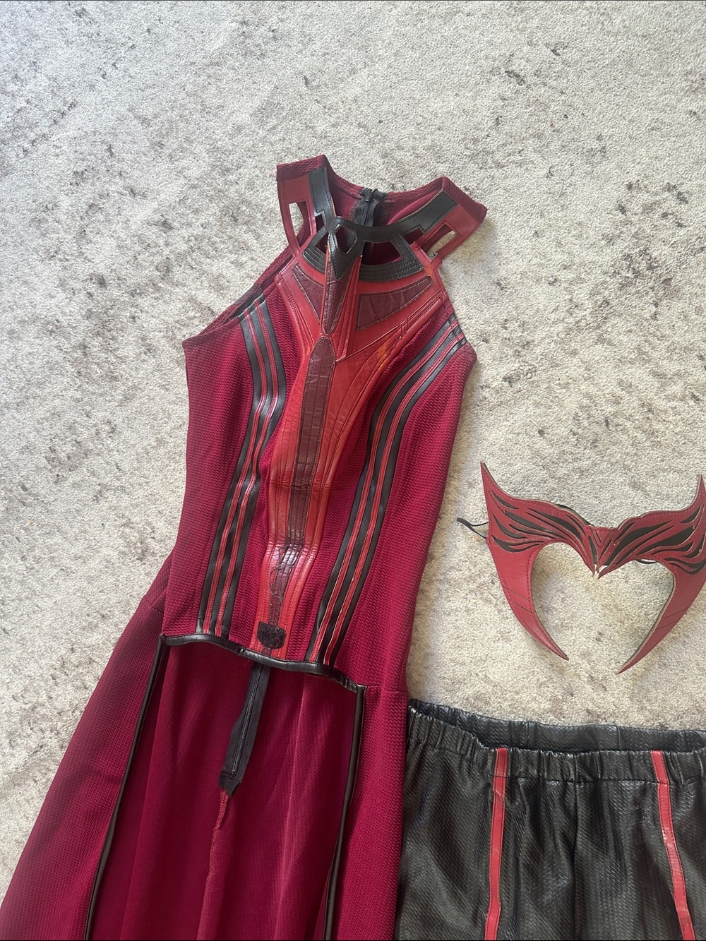 Scarlett Witch Marvel Superhero Costume Set- cosplay Dress, Pants & accessories - Picture 5 of 6
